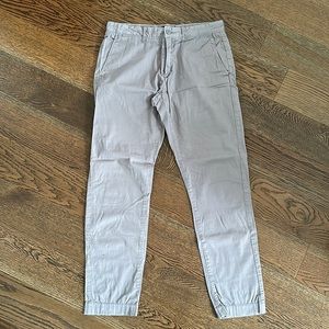 JCrew 484 Light Grey Chinos